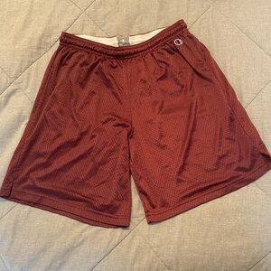 Champion Maroon Athletic Shorts Size L